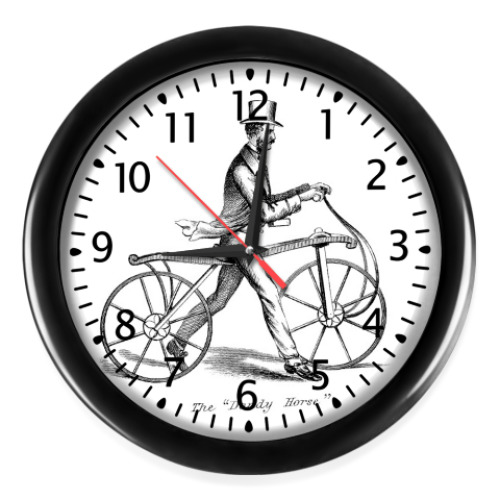 Настенные часы Старинный велосипед купить на Printdirect.ru